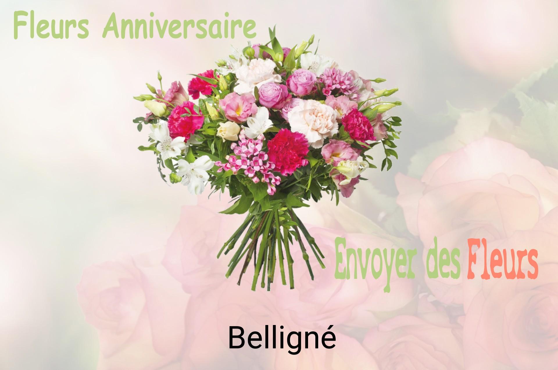 Bouquet de fleurs d’anniversaire livré à Belligné