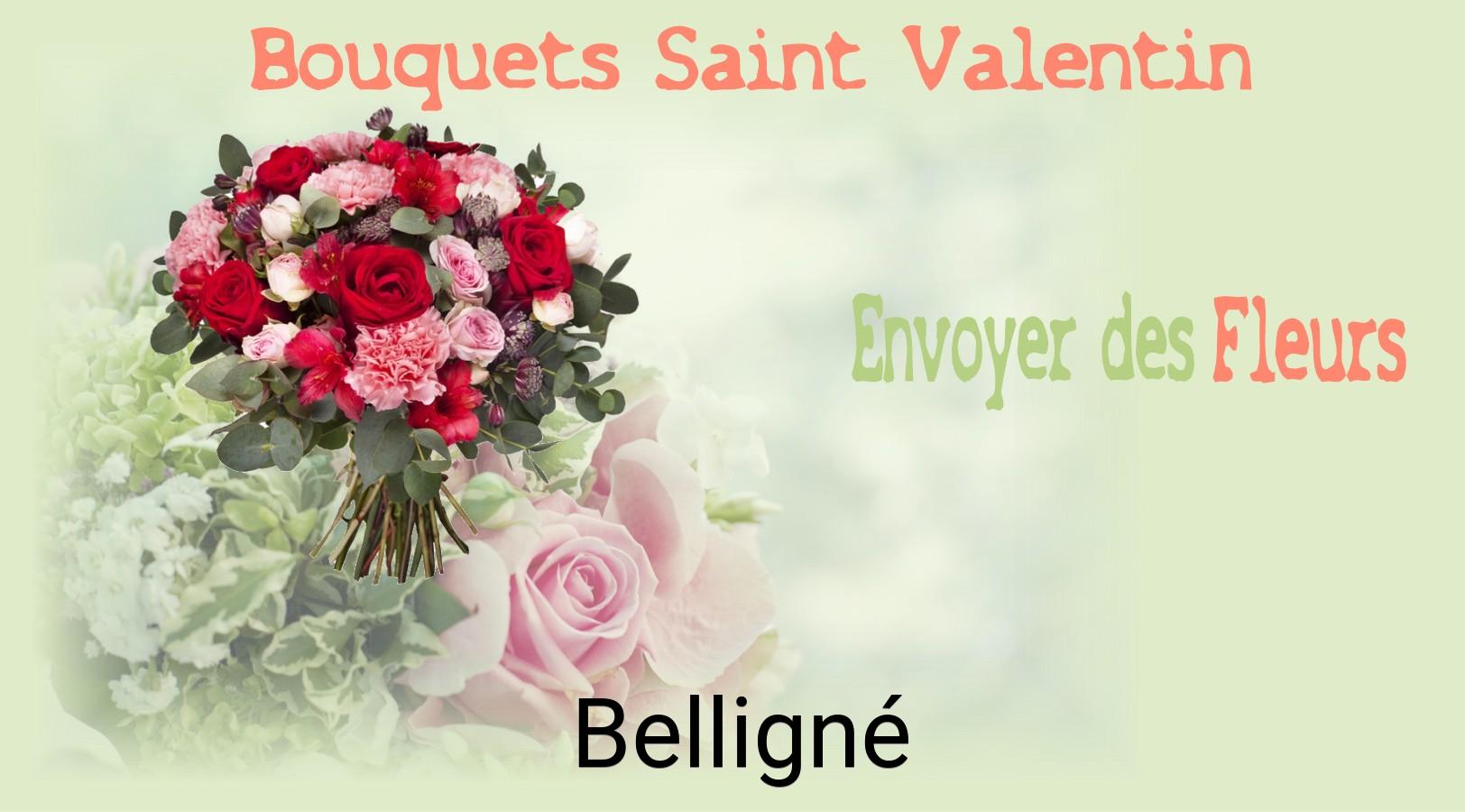 Roses de Saint-Valentin livrées à Belligné